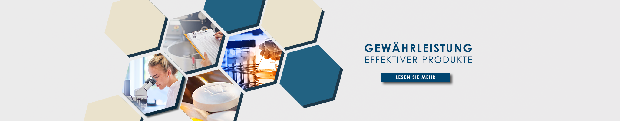 Bilder-Waben mit Graph, Tabletten und Skellett