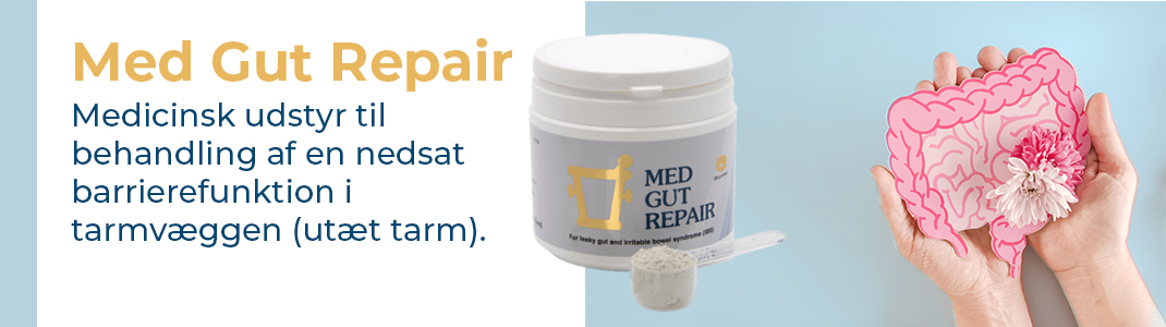 Medicinsk udstyr til behandling af en nedsat barrierefunktion i tarmvæggen (utæt tarm)
